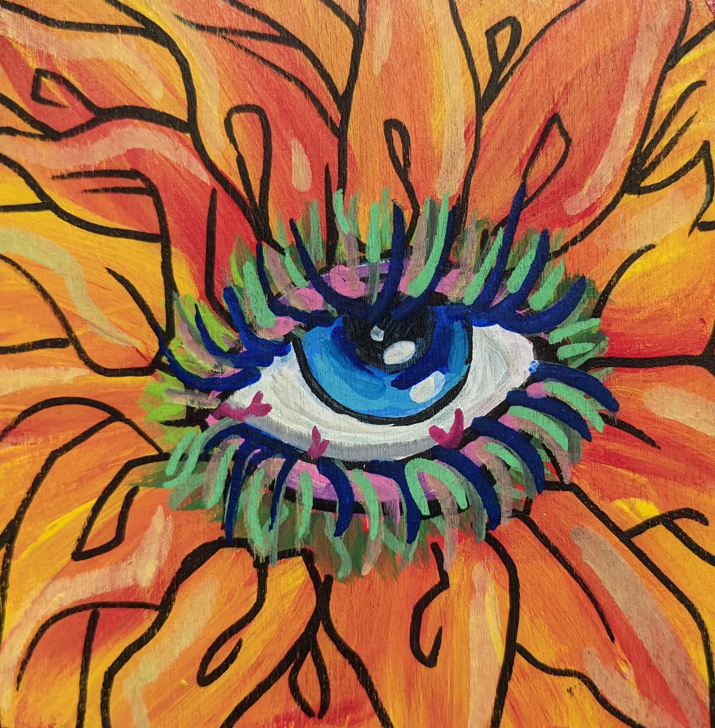 Golden Lotus Eye