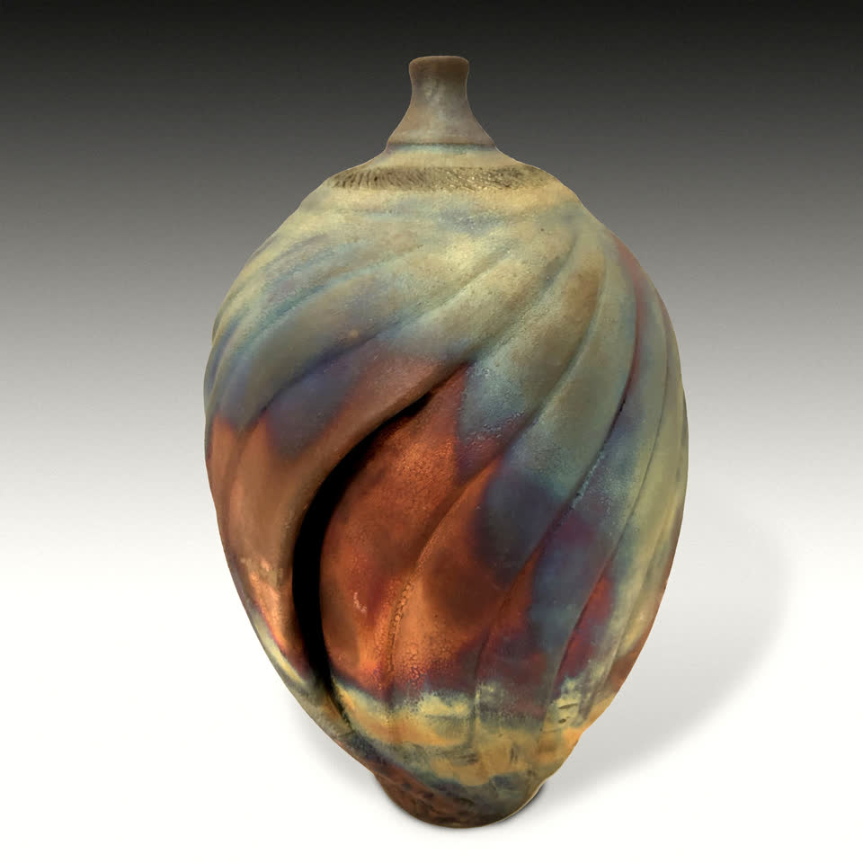 Spiral and sliced Vase (2019)