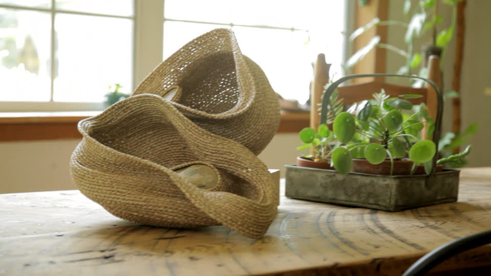 Basket Displayed in Whitney's Home